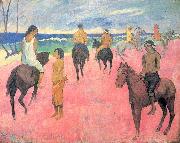 Paul Gauguin Riders on the Beach oil painting on canvas